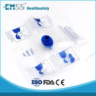 Προσαρμοσμένη latex δωρεάν μονόδρομη βαλβίδα τσέπη μίας χρήσης μπρελόκ Cpr μάσκα